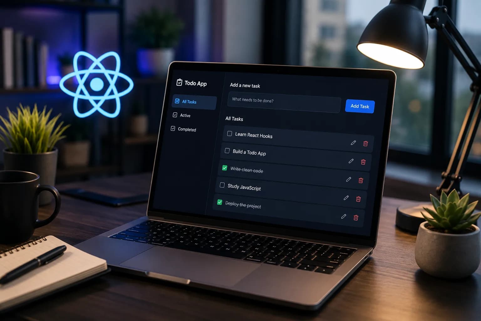 React Todo App-ի կառուցումը քայլ առ քայլ