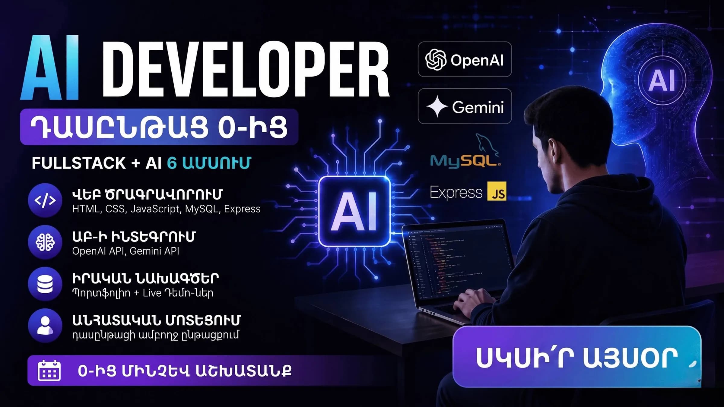 AI Վեբ Ծրագրավորող