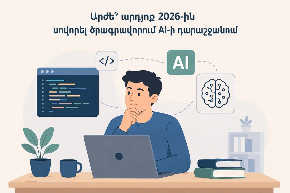 Արժե՞ արդյոք 2026 թվականին սովորել ծրագրավորում AI-ի դարաշրջանում